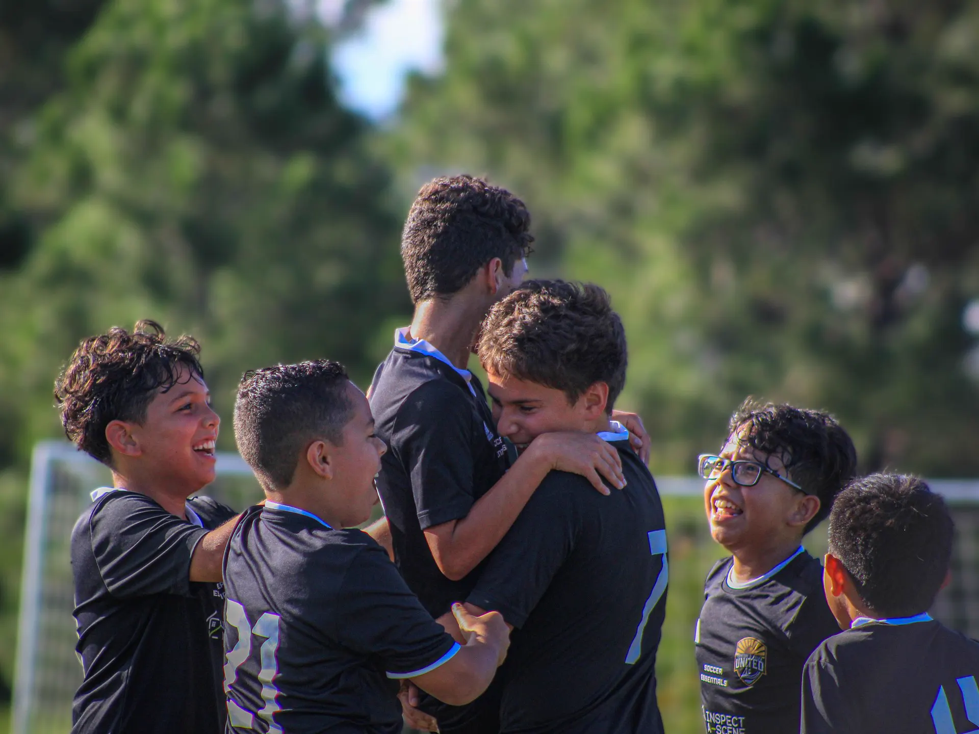 Central Florida United FC players celebrating