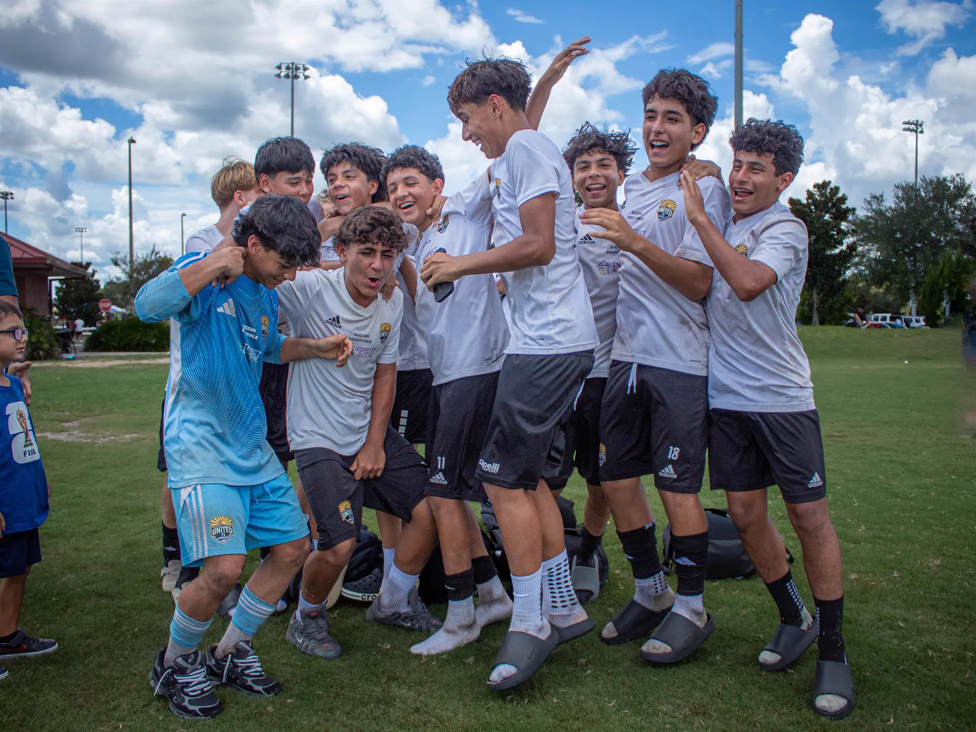Central Florida United FC players celebrating